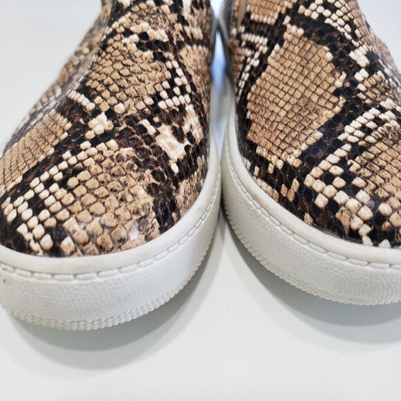 LuLus Womens Faux Snake Print Slip-on Shoes, Size 6 - Picture 7 of 9
